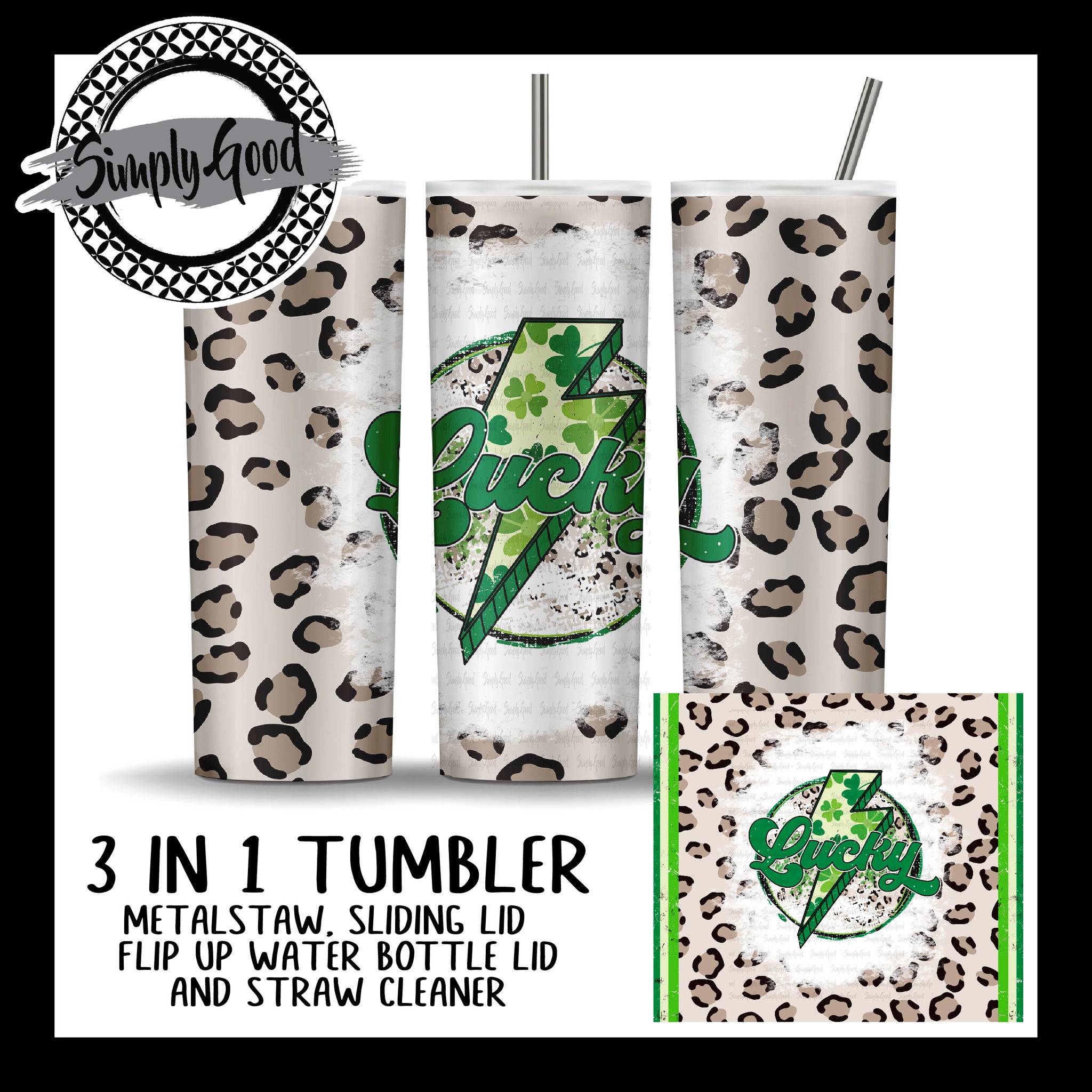 Neutral Spot Cheetah Tumbler –