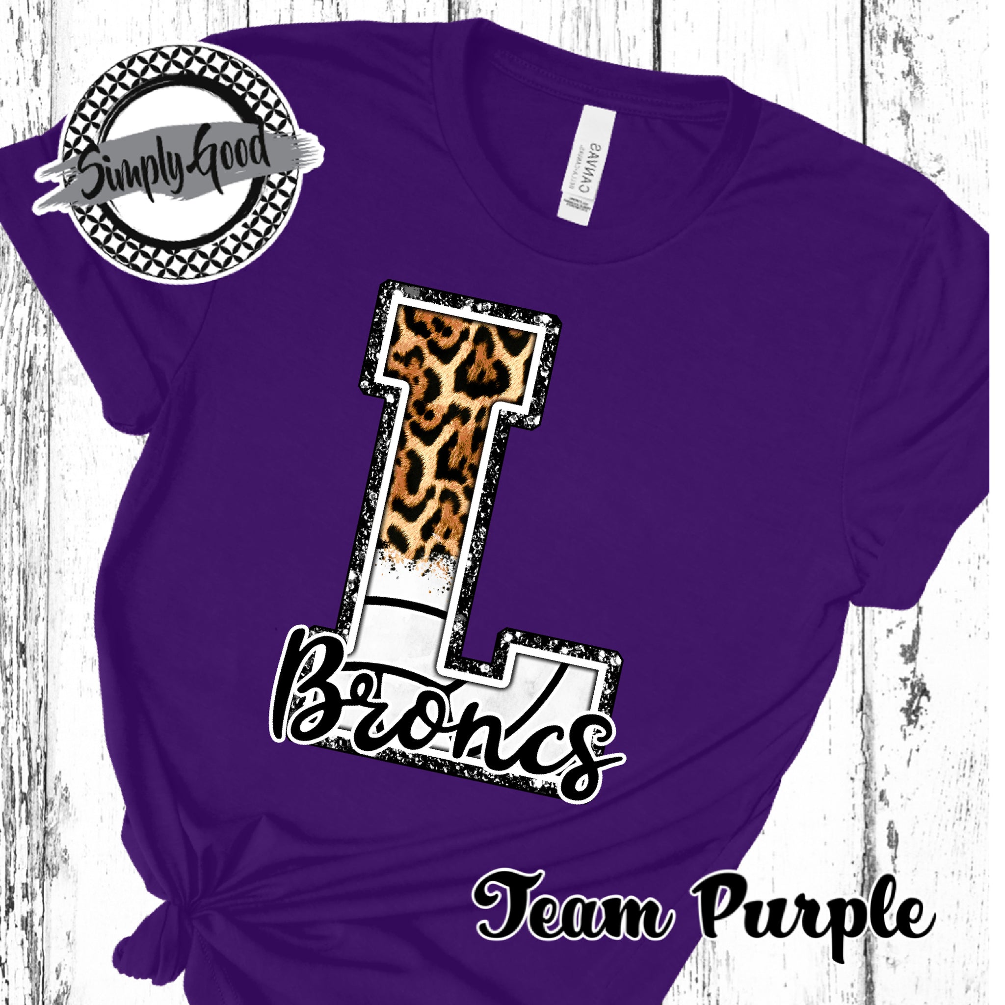 CUSTOM VOLLEYBALL LEOPARD TEAM LETTER BLEACH CREW NECK T-SHIRT – Simply  Good KS